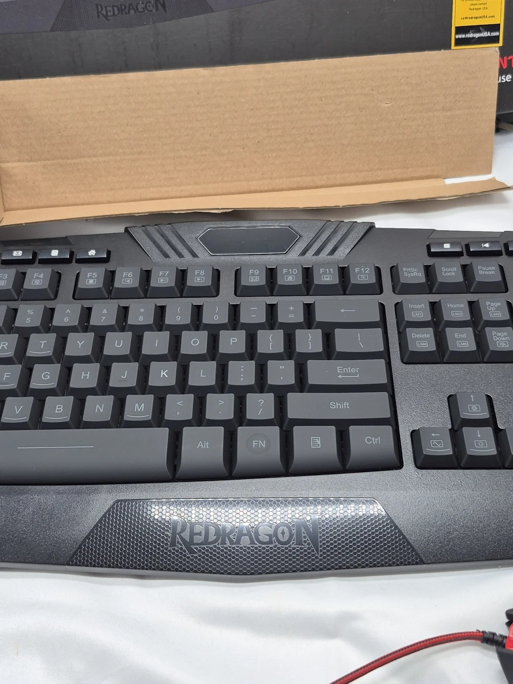 Black Wired Gaming Keyboard and Mouse Combo